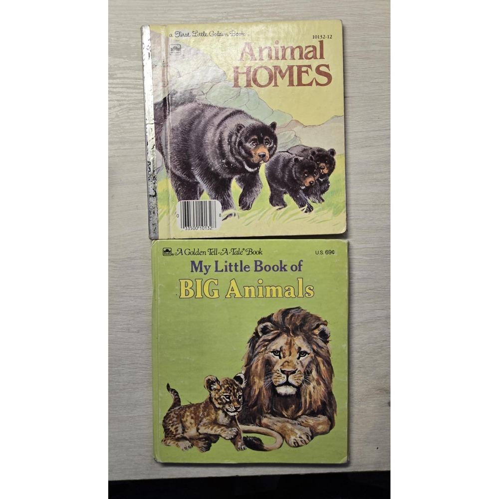 Tell-A-Tale My Little Book of BIG Animals + First LGB‎ Animal Homes
